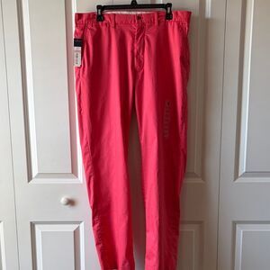 Polo Golf Men's Size 32 x 34 Classic Fit Chinos Coral Glow New with Tags
